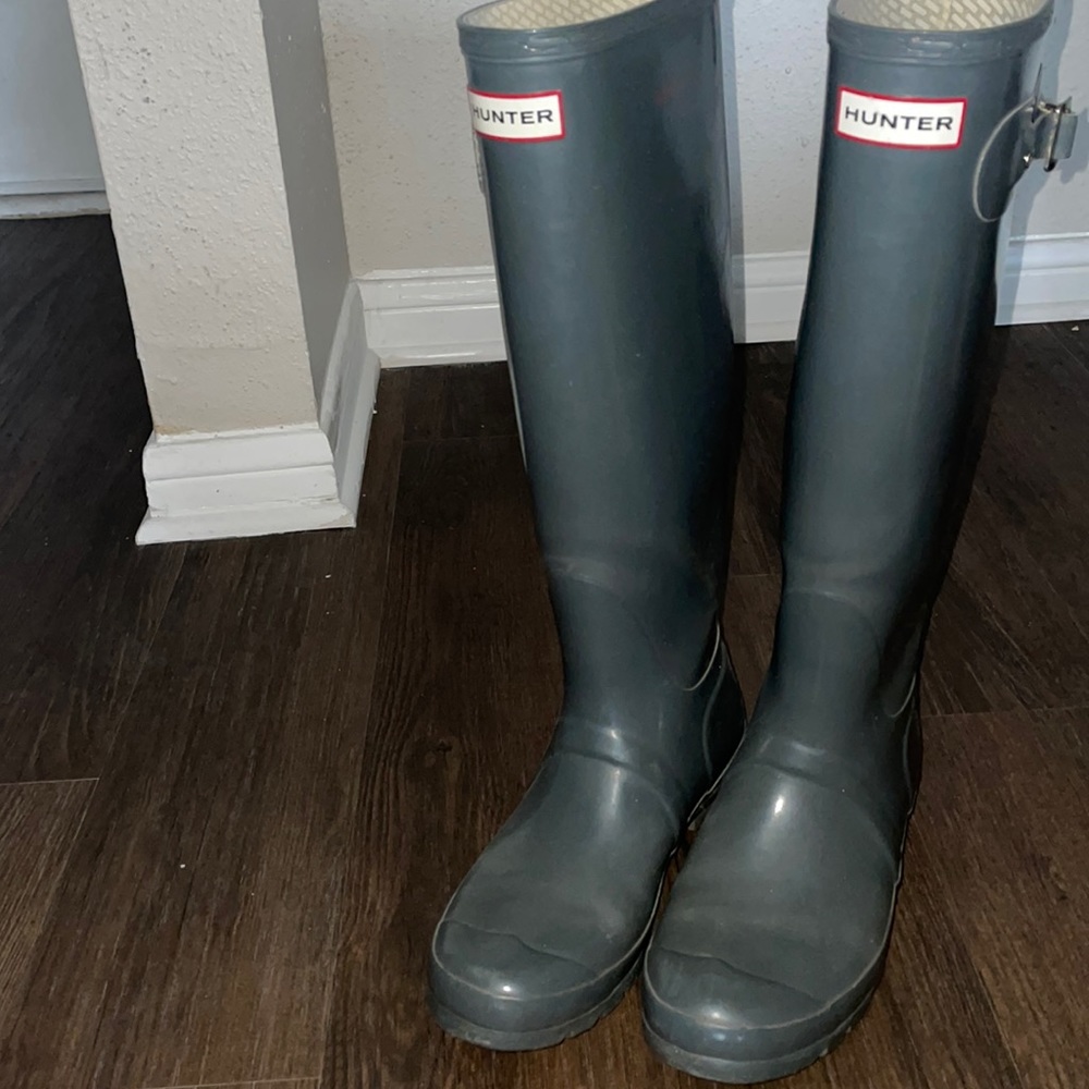 Hunter tall rain boots